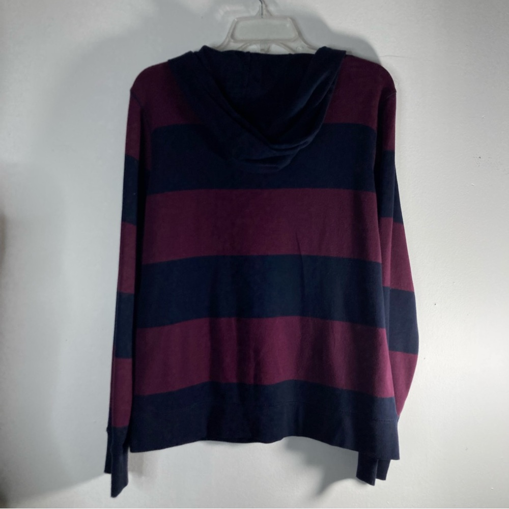 💜💙 Liz & Co Striped Hoodie – Cozy Casual Favorite ✨ 💙💜 - Picture 4 of 11